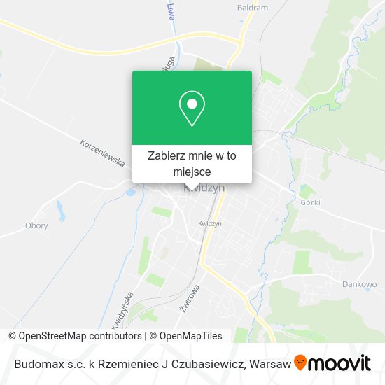 Mapa Budomax s.c. k Rzemieniec J Czubasiewicz