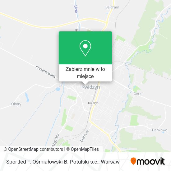 Mapa Sportled F. Ośmiałowski B. Potulski s.c.