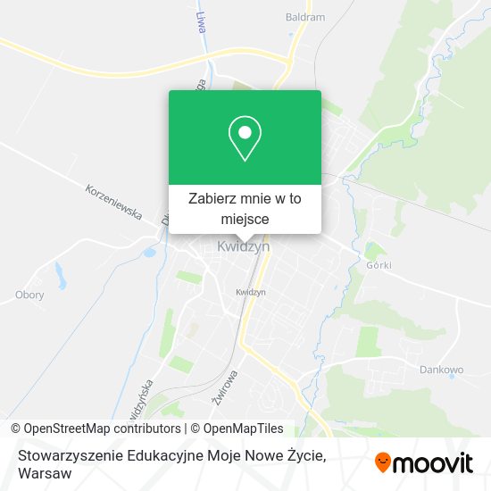 Mapa Stowarzyszenie Edukacyjne Moje Nowe Życie