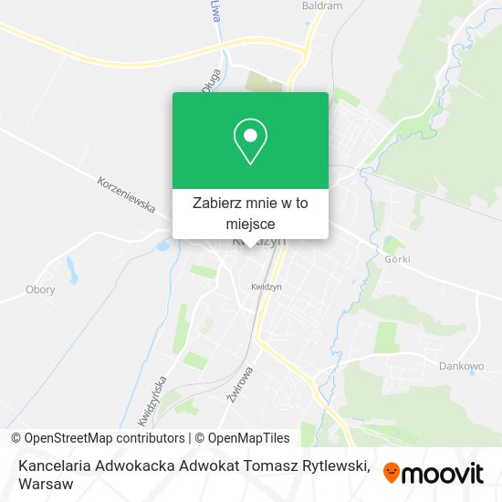 Mapa Kancelaria Adwokacka Adwokat Tomasz Rytlewski