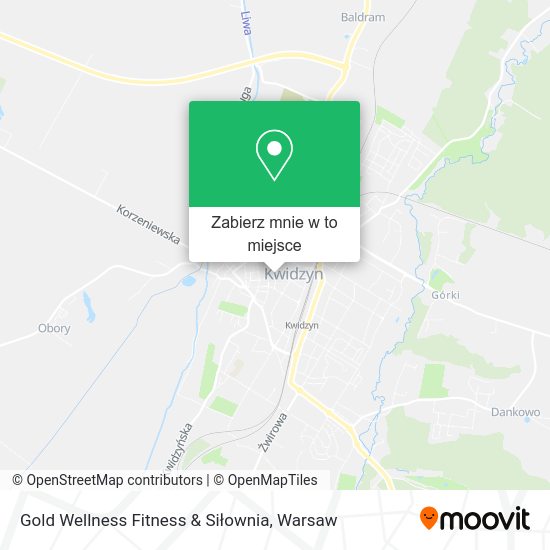 Mapa Gold Wellness Fitness & Siłownia