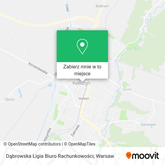 Mapa Dąbrowska Ligia Biuro Rachunkowości