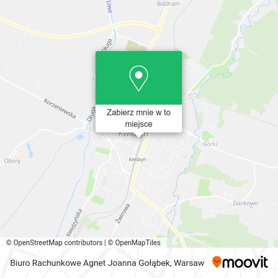 Mapa Biuro Rachunkowe Agnet Joanna Gołąbek