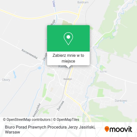 Mapa Biuro Porad Prawnych Procedura Jerzy Jasiński