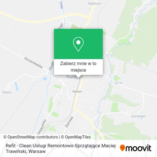 Mapa Refit - Clean Usługi Remontowo-Sprzątające Maciej Trawiński
