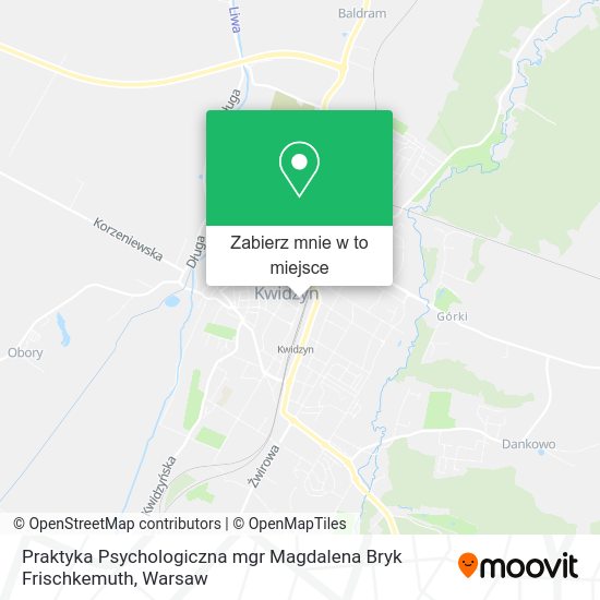 Mapa Praktyka Psychologiczna mgr Magdalena Bryk Frischkemuth