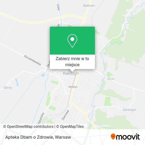 Mapa Apteka Dbam o Zdrowie