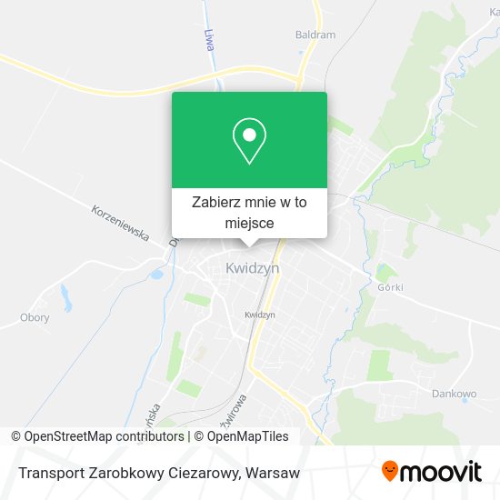 Mapa Transport Zarobkowy Ciezarowy