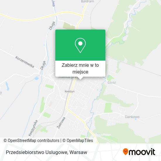 Mapa Przedsiebiorstwo Uslugowe