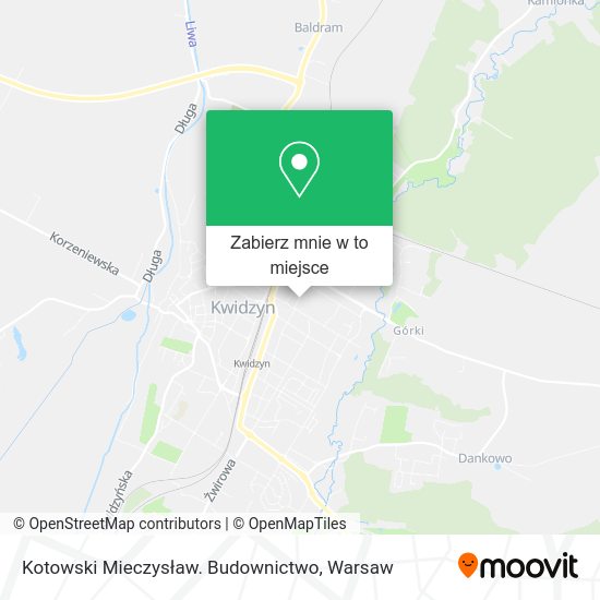 Mapa Kotowski Mieczysław. Budownictwo