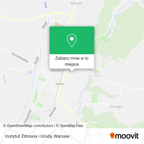 Mapa Instytut Zdrowia i Urody