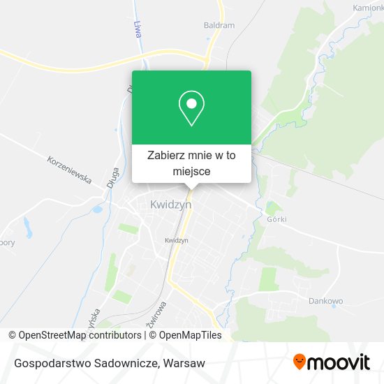 Mapa Gospodarstwo Sadownicze