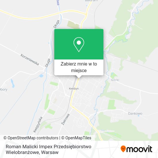 Mapa Roman Malicki Impex Przedsiębiorstwo Wielobranżowe