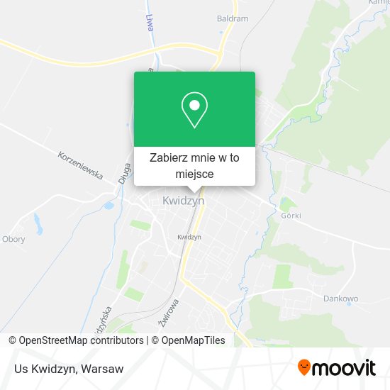 Mapa Us Kwidzyn