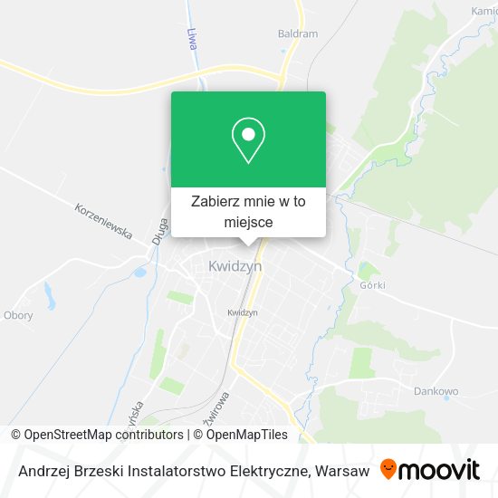 Mapa Andrzej Brzeski Instalatorstwo Elektryczne