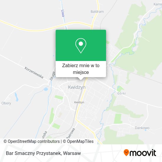 Mapa Bar Smaczny Przystanek