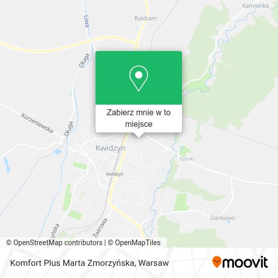 Mapa Komfort Plus Marta Zmorzyńska