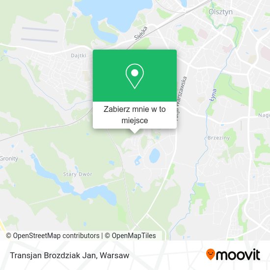 Mapa Transjan Brozdziak Jan