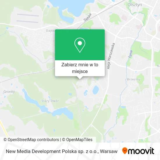 Mapa New Media Development Polska sp. z o.o.