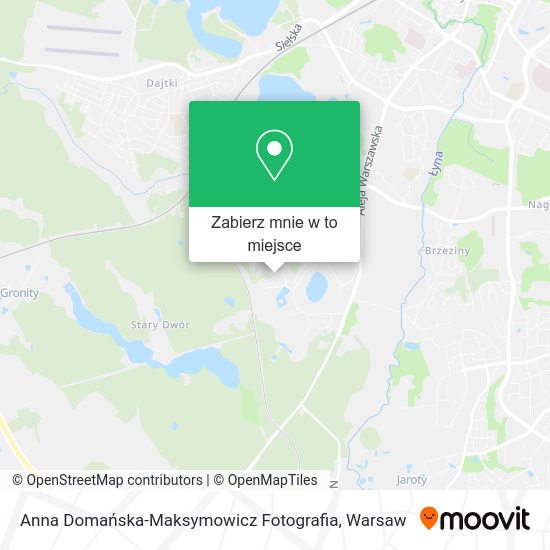 Mapa Anna Domańska-Maksymowicz Fotografia