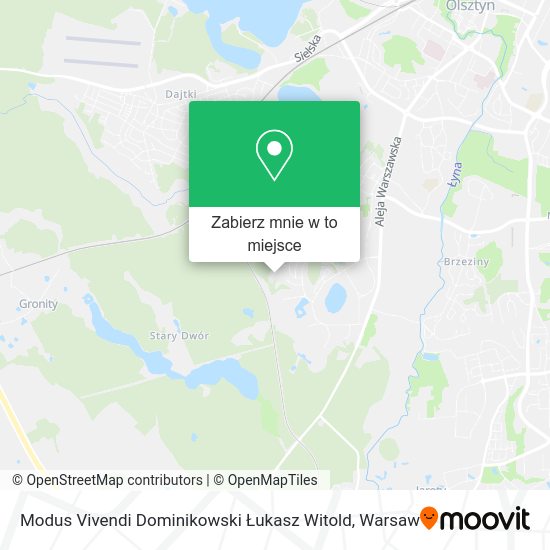 Mapa Modus Vivendi Dominikowski Łukasz Witold