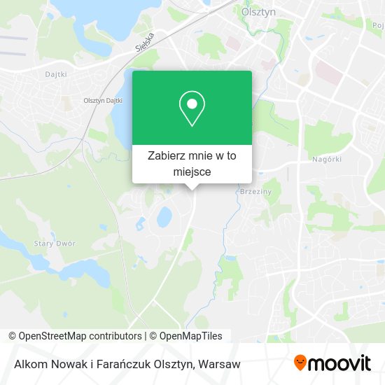 Mapa Alkom Nowak i Farańczuk Olsztyn