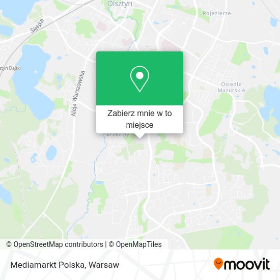 Mapa Mediamarkt Polska