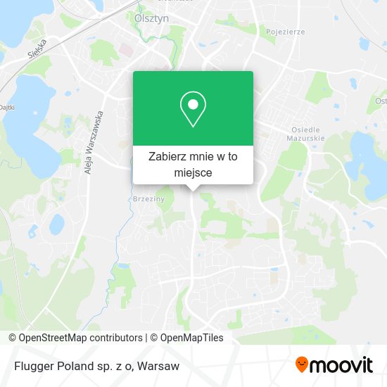 Mapa Flugger Poland sp. z o