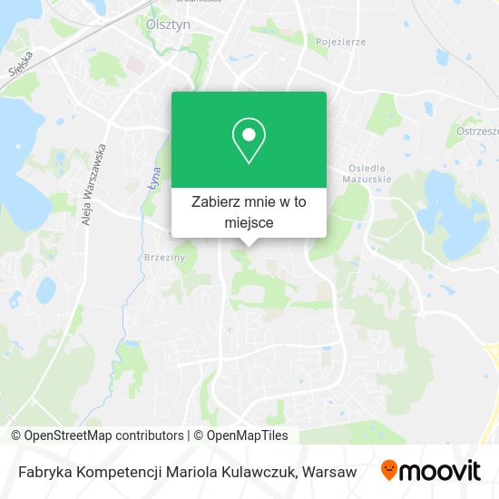 Mapa Fabryka Kompetencji Mariola Kulawczuk