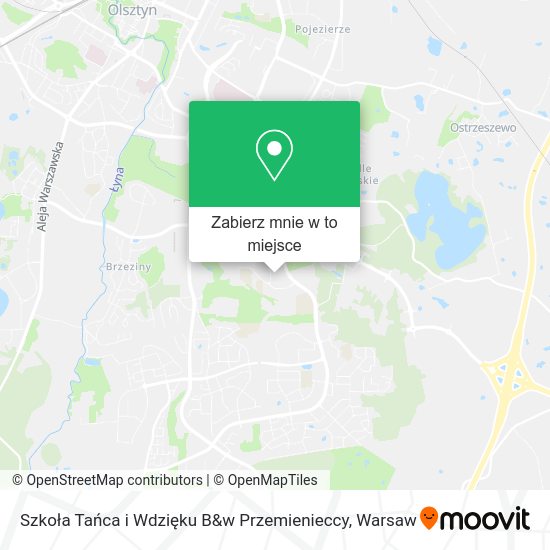 Mapa Szkoła Tańca i Wdzięku B&w Przemienieccy