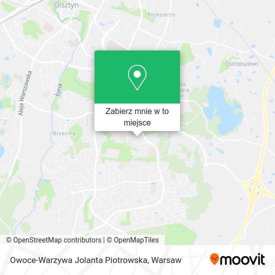 Mapa Owoce-Warzywa Jolanta Piotrowska