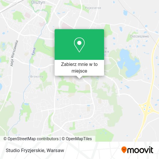 Mapa Studio Fryzjerskie