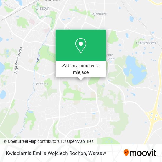 Mapa Kwiaciarnia Emilia Wojciech Rochoń