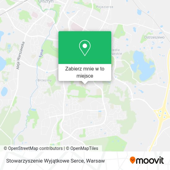 Mapa Stowarzyszenie Wyjątkowe Serce