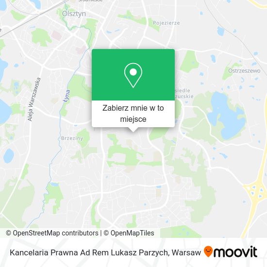 Mapa Kancelaria Prawna Ad Rem Lukasz Parzych