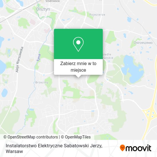 Mapa Instalatorstwo Elektryczne Sabatowski Jerzy