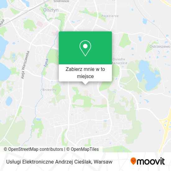 Mapa Usługi Elektroniczne Andrzej Cieślak