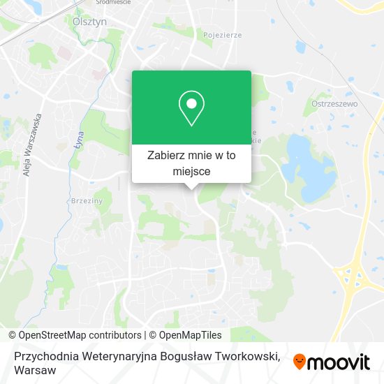 Mapa Przychodnia Weterynaryjna Bogusław Tworkowski