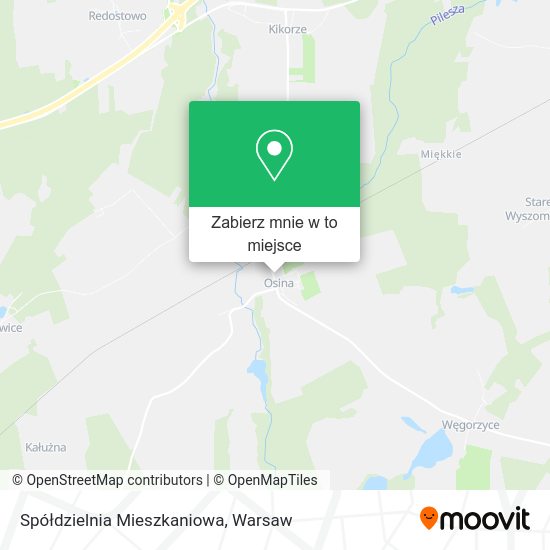 Mapa Spółdzielnia Mieszkaniowa