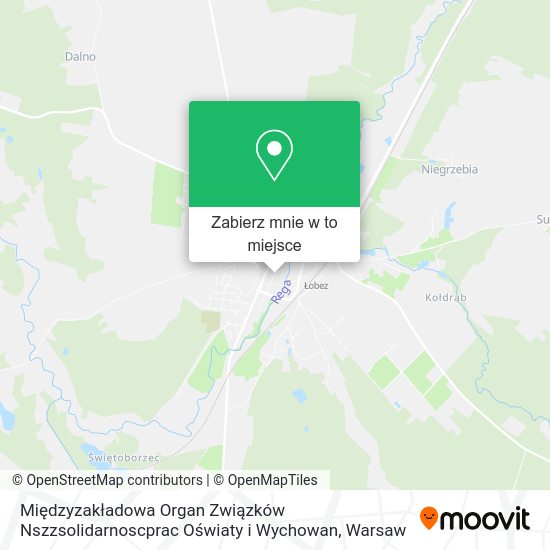 Mapa Międzyzakładowa Organ Związków Nszzsolidarnoscprac Oświaty i Wychowan