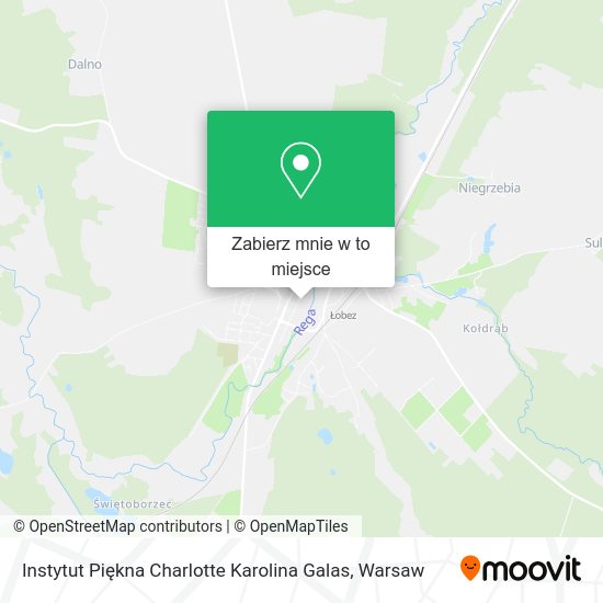 Mapa Instytut Piękna Charlotte Karolina Galas