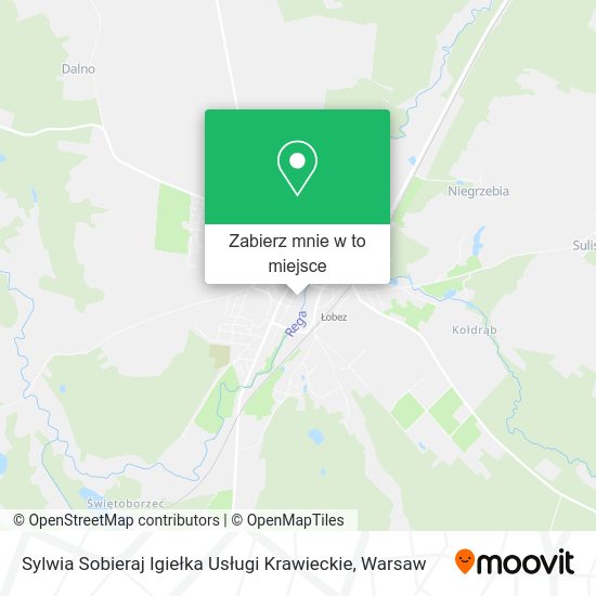 Mapa Sylwia Sobieraj Igiełka Usługi Krawieckie