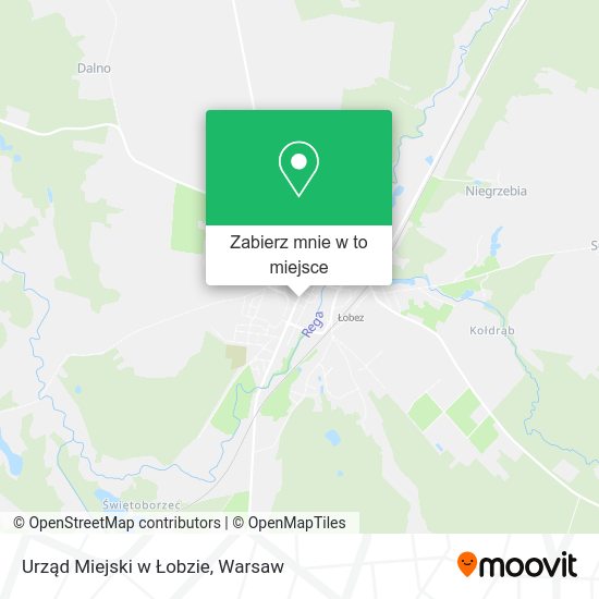 Mapa Urząd Miejski w Łobzie