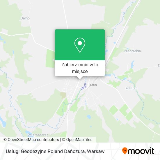 Mapa Usługi Geodezyjne Roland Dańczura