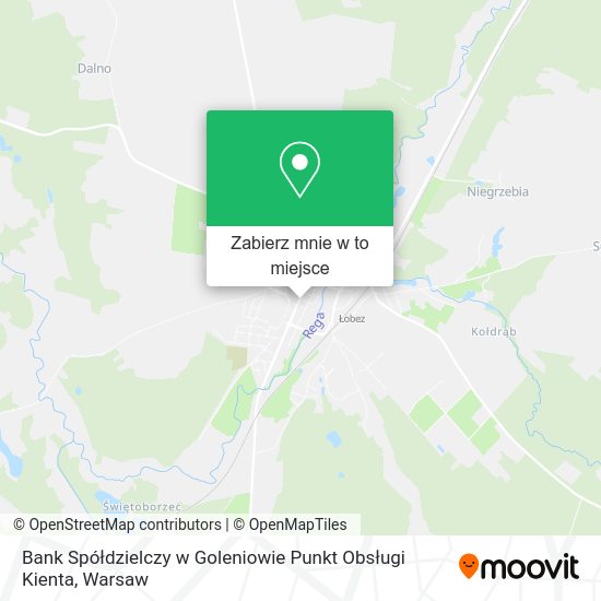 Mapa Bank Spółdzielczy w Goleniowie Punkt Obsługi Kienta