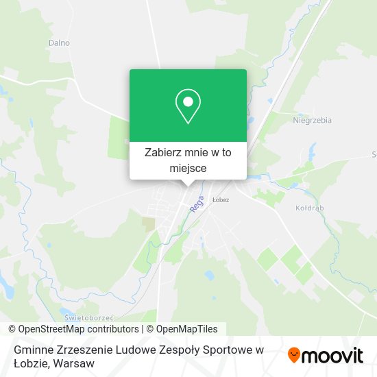 Mapa Gminne Zrzeszenie Ludowe Zespoły Sportowe w Łobzie