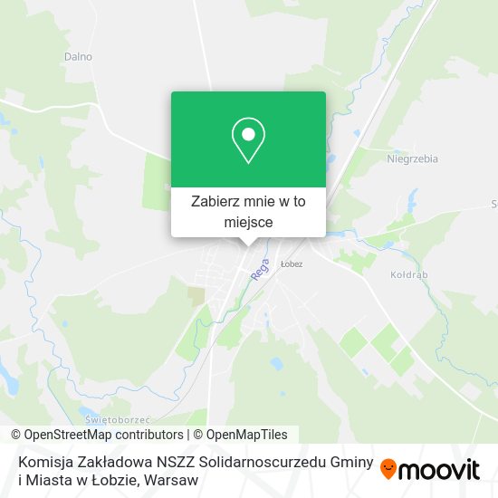 Mapa Komisja Zakładowa NSZZ Solidarnoscurzedu Gminy i Miasta w Łobzie