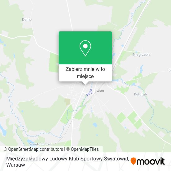 Mapa Międzyzakładowy Ludowy Klub Sportowy Światowid