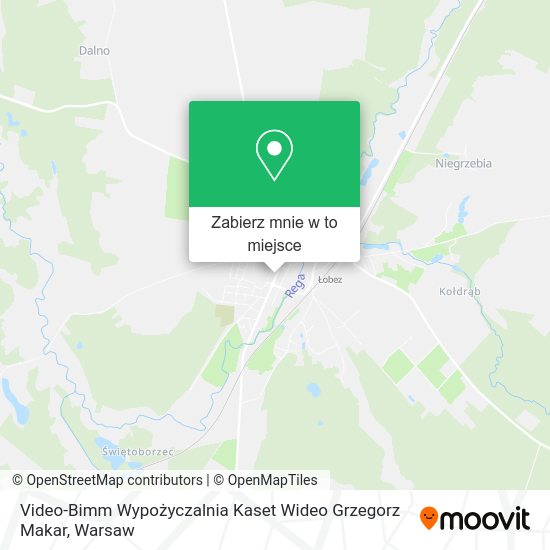 Mapa Video-Bimm Wypożyczalnia Kaset Wideo Grzegorz Makar