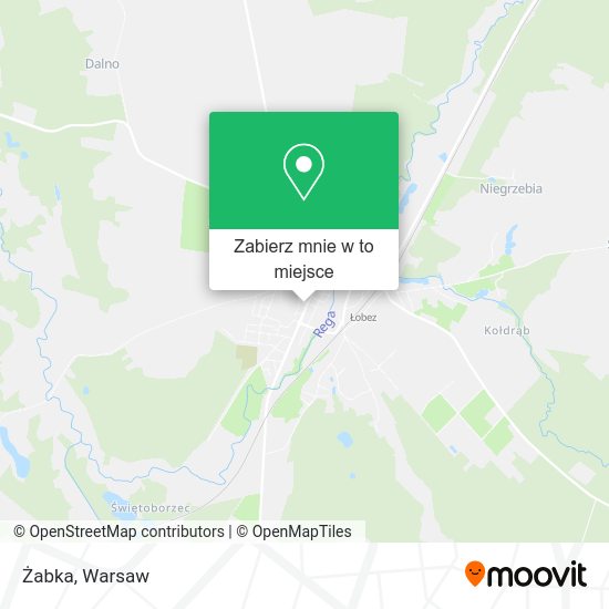 Mapa Żabka